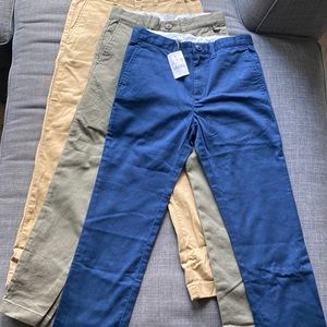3 pairs of boys JCrew Pants